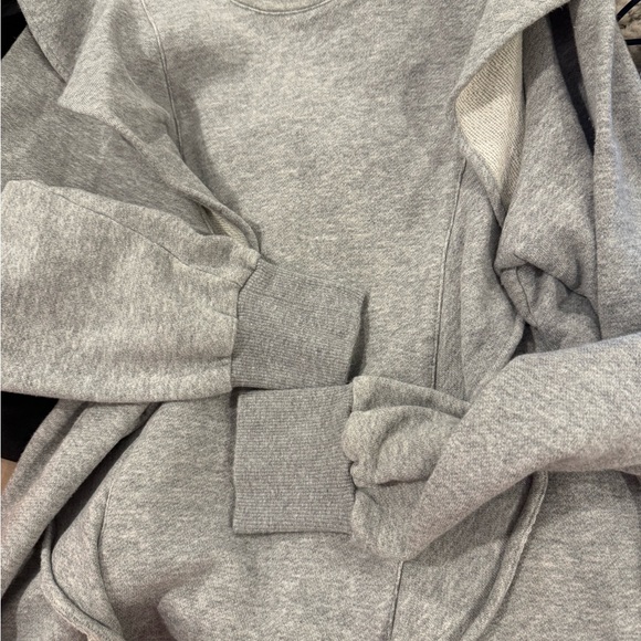 A.L.C. $295 Light Gray Ruffle Sweatshirt - Picture 6 of 6